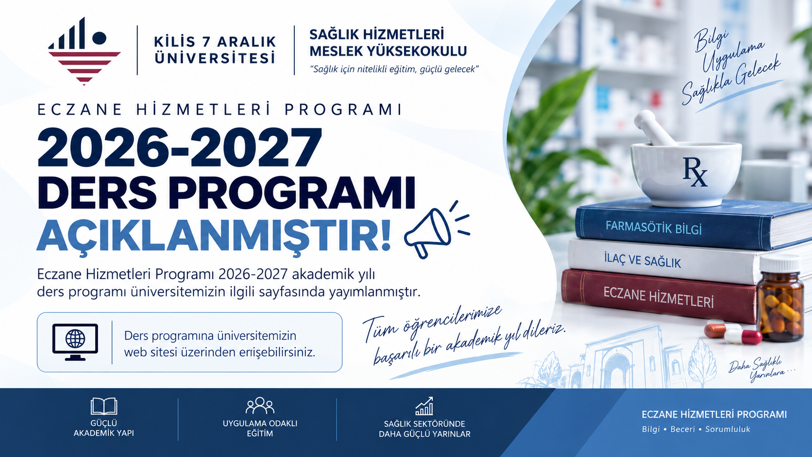 2026-2027 Eğitim-Öğretim Yılı Haftalık Ders Programı Açıklanmıştır